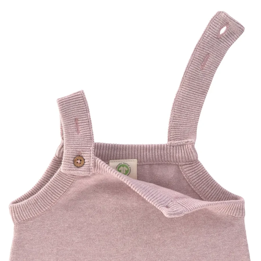 Ogrodniczki Baby Knitted GOTS, Garden Explorer light pink / Lassig