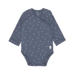 Body z długim rękawem GOTS, Triangle Blue / Lassig