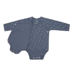 Body z długim rękawem GOTS, Triangle Blue / Lassig
