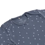 Body z długim rękawem GOTS, Triangle Blue / Lassig