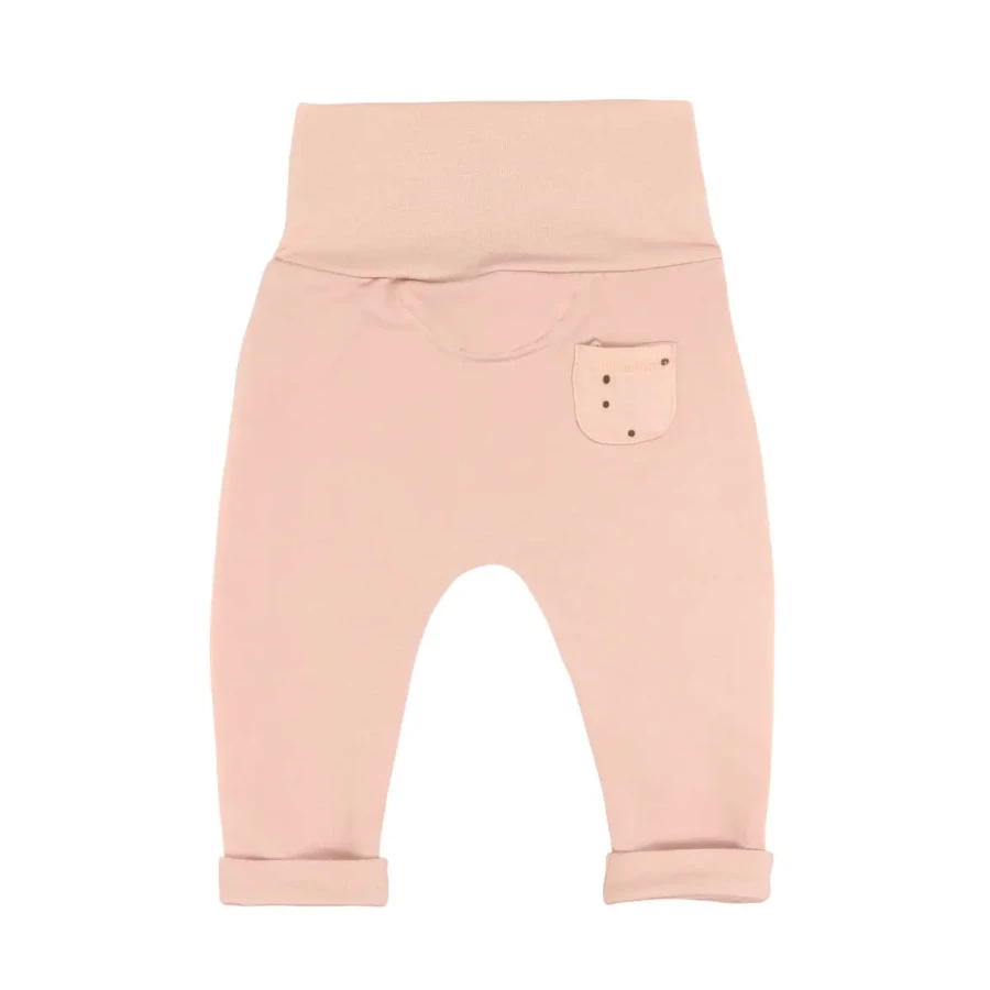Spodenki niemowlęce - organic cotton, powder pink / Lassig