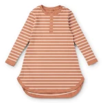 Koszula nocna Alva - Stripe Tuscany rose, Sandy / Liewood