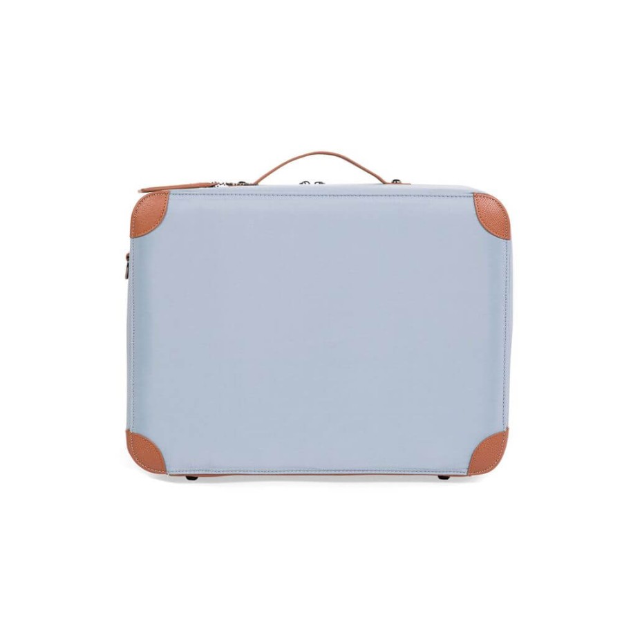 Walizka dziecięca Mini Traveller szara mięta / Childhome CWSCKGR