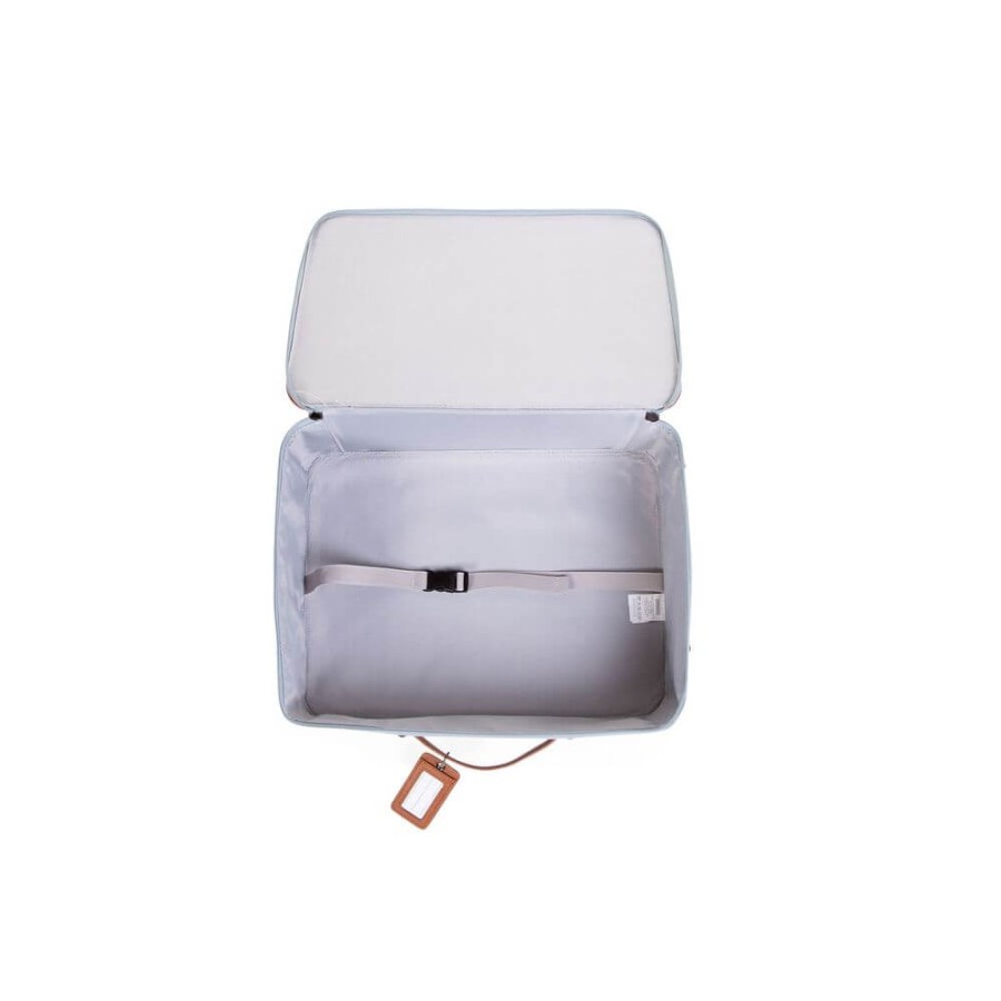 Walizka dziecięca Mini Traveller szara mięta / Childhome CWSCKGR