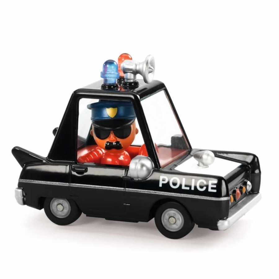 Autko CRAZY MOTORS - HURRY POLICE / Djeco DJ05473