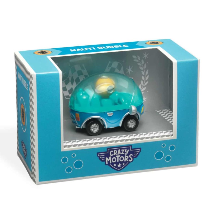 Autko CRAZY MOTORS - NAUTI BUBBLE / Djeco DJ05474