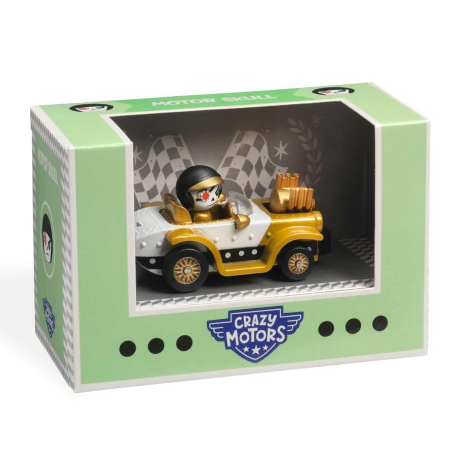 Autko CRAZY MOTORS - MOTOR SKULL / Djeco DJ05488