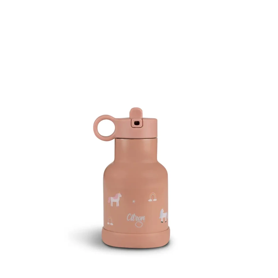 Butelka termiczna ze stali nierdzewnej 250ml - Unicorn / Citron