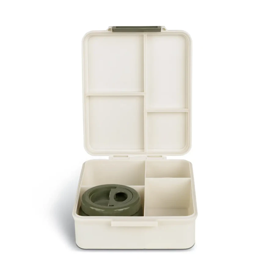 Grand lunch box z termosem - Dino / Citron