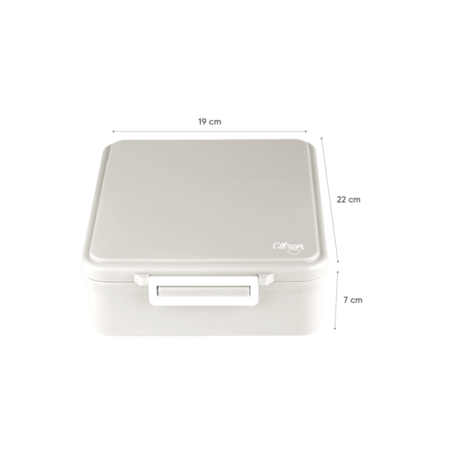 Grand lunch box z termosem - Spaceship / Citron