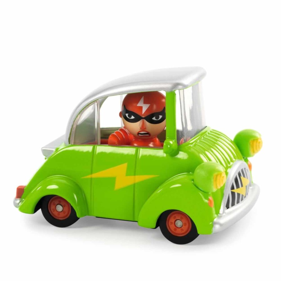 Autko CRAZY MOTORS - GREEN FLASH / Djeco DJ05471