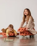 Explorer set - Kreatywne klocki rozwijające motorykę dużą, pomarańczowy 8w1 / MODU
