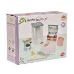 Drewniane meble do domku dla lalek - łazienka / Tender Leaf Toys TL8151