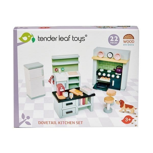 Drewniane meble do domku dla lalek - kuchnia / Tender Leaf Toys TL8153