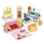 Drewniane meble do domku dla lalek - pokój młodzieżowy / Tender Leaf Toys TL8155