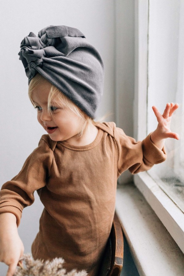 Turban Velvet Silver Grey / Looks by LUKS