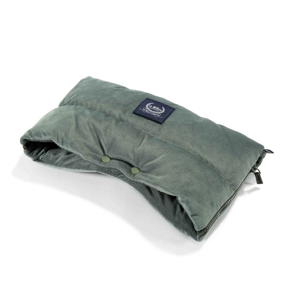 Mufka do wózka Velvet, KHAKI / La Millou