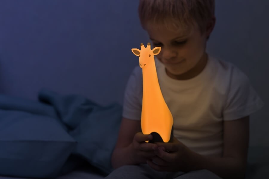 GINA Lampka z latarką Żyrafa Grey / Zazu