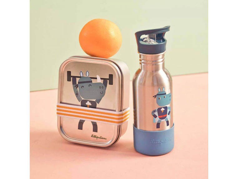 Lunchbox ze stali nierdzewnej Super Nosorożec Marius / Lilliputiens