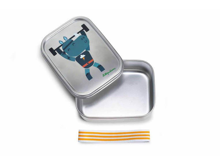 Lunchbox ze stali nierdzewnej Super Nosorożec Marius / Lilliputiens
