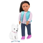 Lalka CASSIE 46cm – ze szczeniakiem rasy Samoyed / OurGeneration