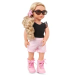 Lalka STELLA 46cm z dodatkowymi ubrankami i akcesoriami - elegancki zestaw prezentowy / OurGeneration
