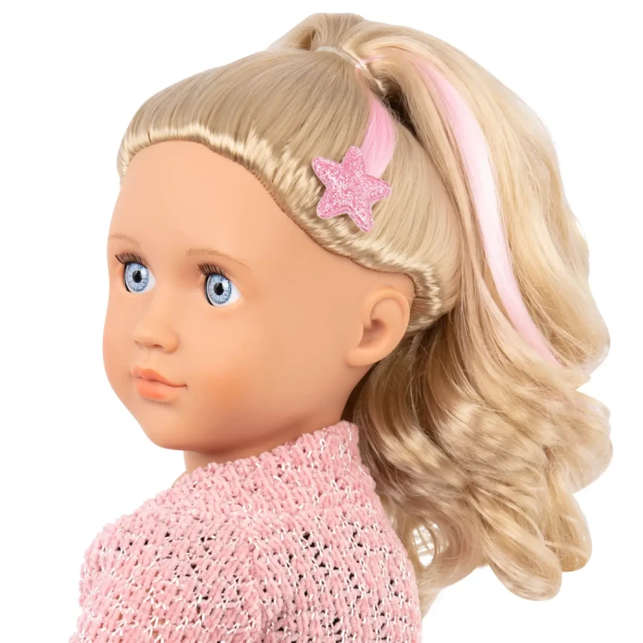 Lalka STELLA 46cm z dodatkowymi ubrankami i akcesoriami - elegancki zestaw prezentowy / OurGeneration