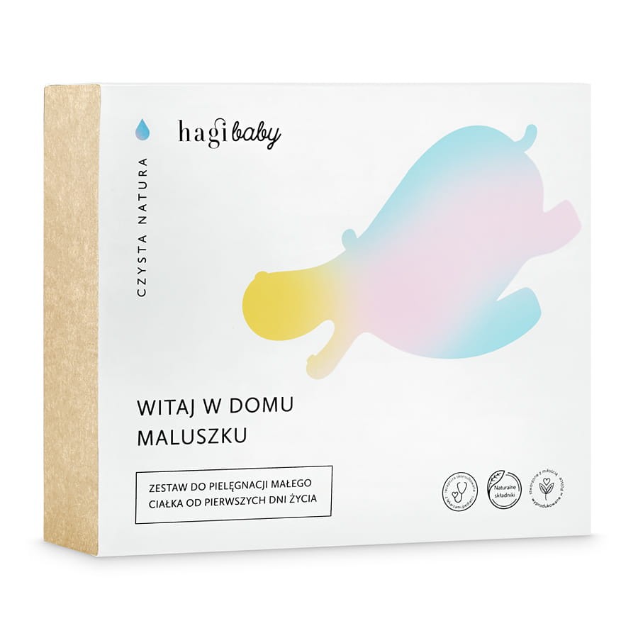 Zestaw do pielęgnacji małego ciałka od pierwszych dni życia / Hagi Cosmetics
