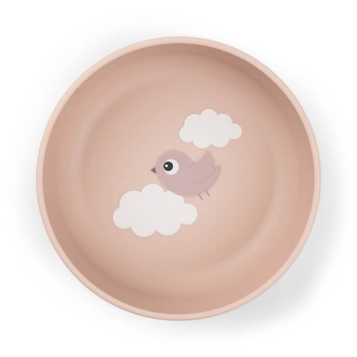 Miska dla sziecka Foodie Happy Clouds - Powder / Done by Deer