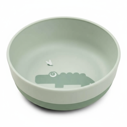 Miska dla dziecka Foodie Happy Clouds - Green / Done by Deer
