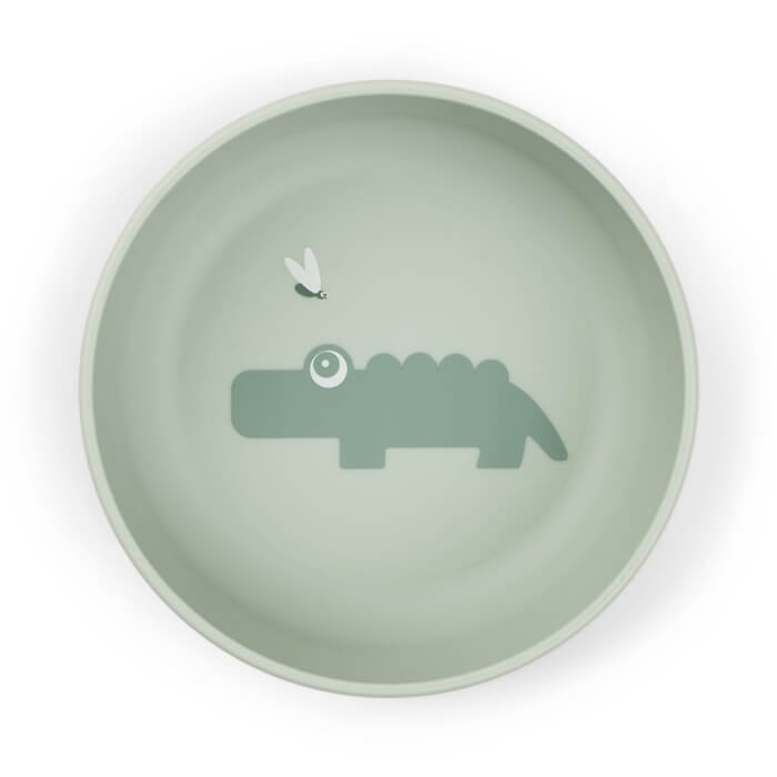 Miska dla sziecka Foodie Happy Clouds - Green / Done by Deer