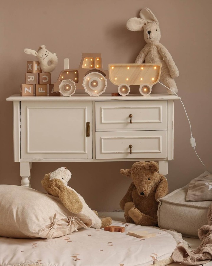 Lampa Little Lights Traktor Coffee Cream / Little Lights