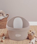 Wanienka Shnuggle Toddler z piankowym oparciem Taupe /Shnuggle