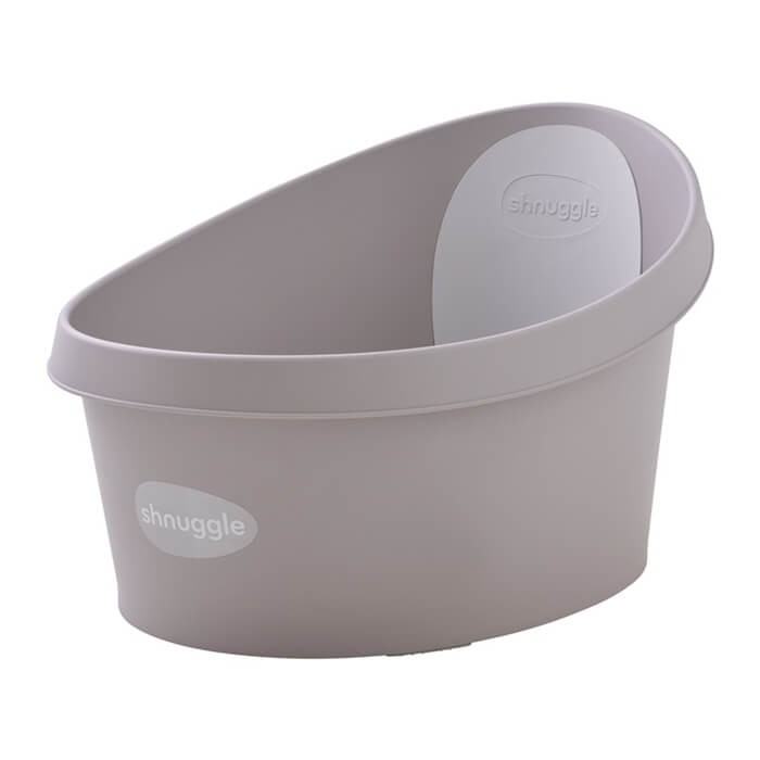 Wanienka Shnuggle Toddler z piankowym oparciem Taupe /Shnuggle
