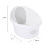 Wanienka Shnuggle Toddler z piankowym oparciem Taupe /Shnuggle