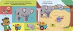 Miś Pracuś. Przesuń paluszkiem. W zoo / Wydawnictwo Wilga
