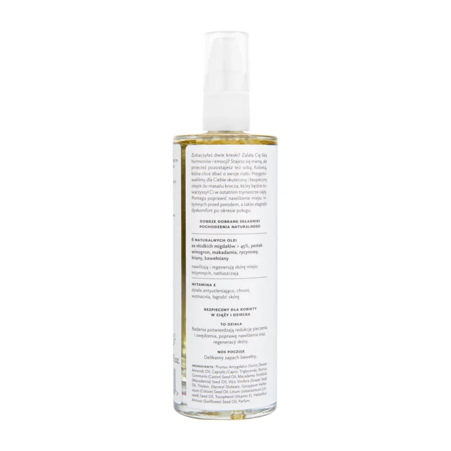 Olejek do masażu krocza przed porodem, 100ml / Hagi