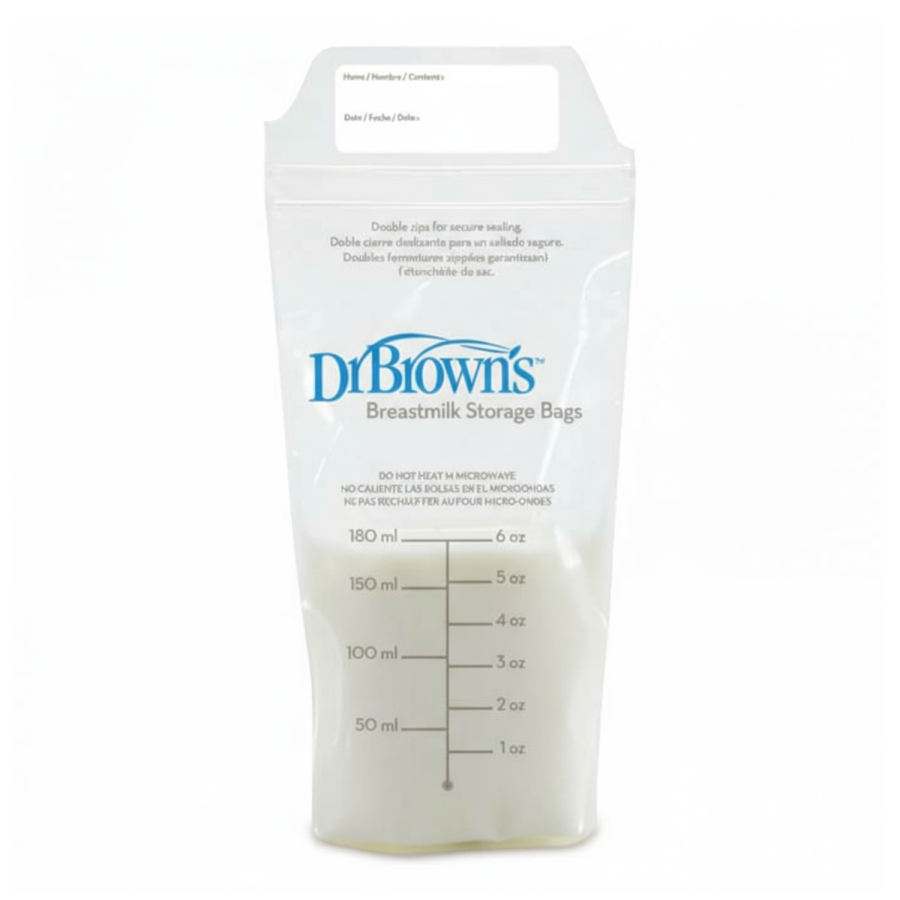 Woreczki do przechowywania pokarmu 180 ml, 25szt. / Dr. Brown's
