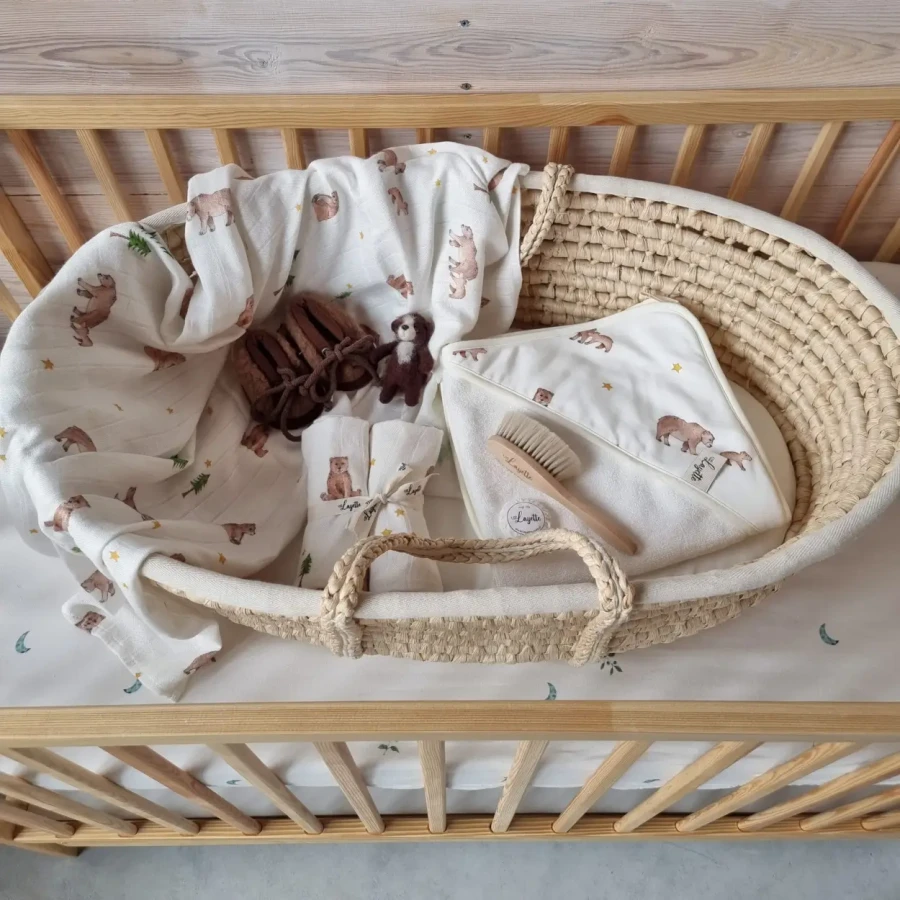 Otulacz kocyk bambusowy BEARS / Layette