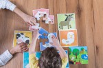 Baby puzzle - dwustronne puzzle dla najmłodszych - WIEŚ / Ludaticca