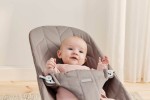 BABYBJORN - leżaczek BLISS WOVEN, Petal Quilt, Sand Grey