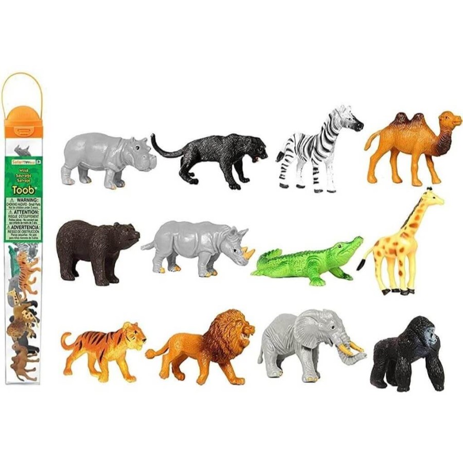 Zestaw Figurek w Tubie - Dzikie Zwierzęta / Safari Ltd.