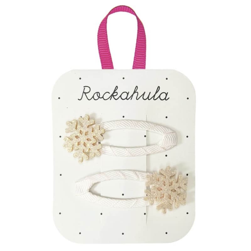 Spinki do włosów Shimmer Snowflake / Rockahula