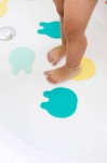 Przyssawki antypoślizgowe do wanny meduzy Grippi Jellyfish - Minty yellow / QUUT