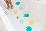 Przyssawki antypoślizgowe do wanny meduzy Grippi Jellyfish - Minty yellow / QUUT