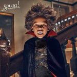 Kostium peleryna i wampirze zęby Dracula / Souza!