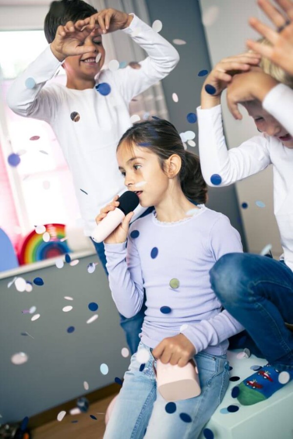 Bezprzewodowy zestaw do karaoke - yellow / LaLarma