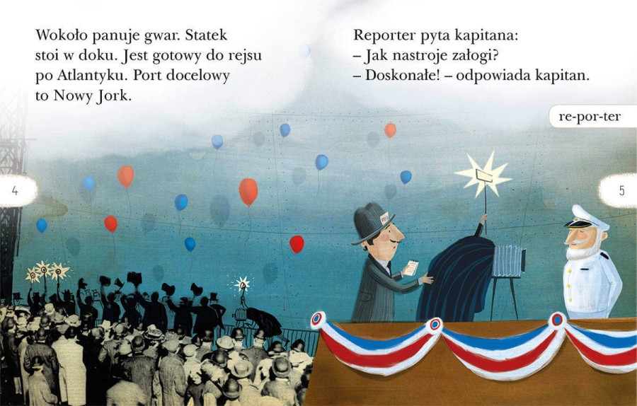 Historia pewnego statku. O rejsie "Titanica". Czytam sobie. Poziom 2 / HarperCollins