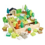 Kreatywny zestaw z drewnianymi elementami - Ogród / Tender Leaf Toys