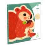 Drewniane puzzle w ramce WIEWIÓRKA / Djeco